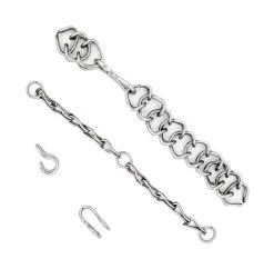 Charro Saddle Freno-Cadena De Barbada Mexican Horse Bit Curb Chain Set