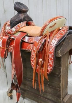 15" Mexican Saddle Saddlebag Saddle Montura Charra Con Cantinas -Western Harness Shop image 399