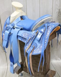 13" Kids Montura Charra Cantinas Para Niño Mexican Saddle -Western Harness Shop image 410