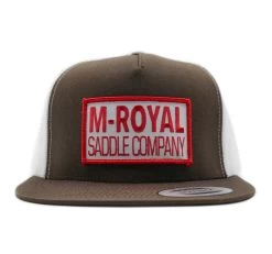 M-Royal Saddle Company Brown Trucker Hat Cachucha