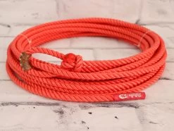 50 FT Red Poly-Nylon 10.5mm (Lead Core) Lasso Soga
