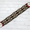 37" Brown Doble Cincho Charro Brown Horse Braided Cinch