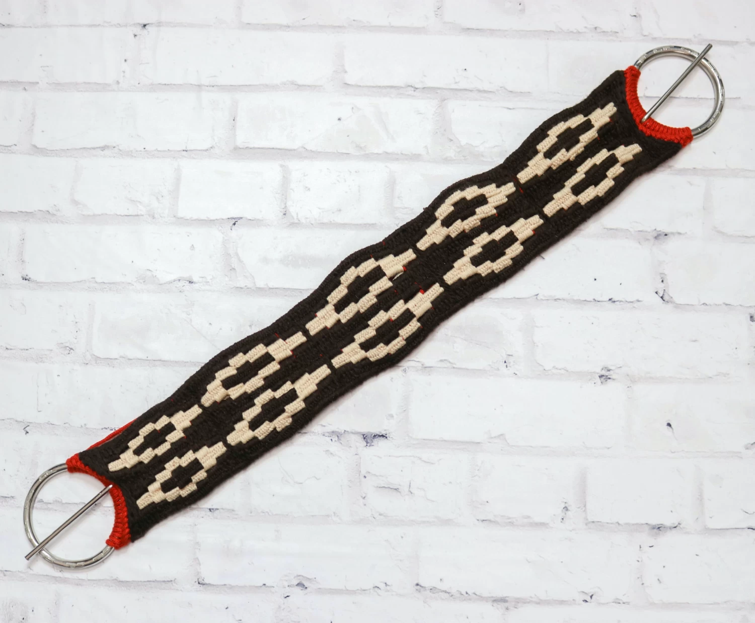 37" Brown Doble Cincho Charro Brown Horse Braided Cinch 3 37" Brown Doble Cincho Charro Brown Horse Braided Cinch