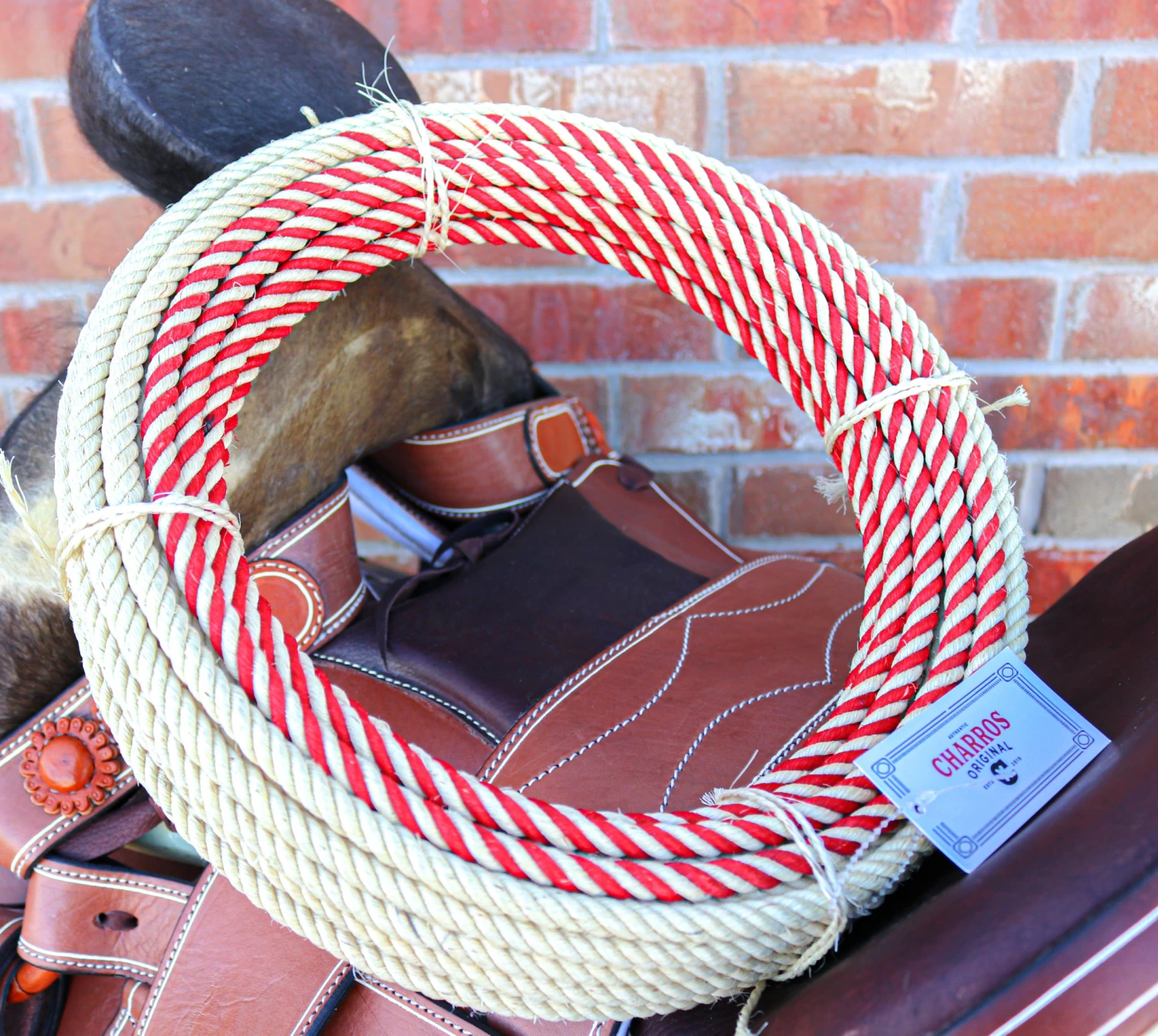 68 Ft. Charro Soga Charra Ixtle De Maguey Cowboy Lariat 4 68 Ft. Charro Soga Charra Ixtle De Maguey Cowboy Lariat - Image 2