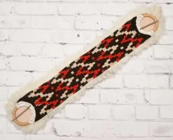 35.5" Brown Braided Horse Cinch Cincho Cafe