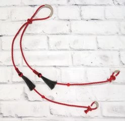 Riendas Naranja Boton Fina Charra Horse Charro Reins