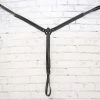 Pecho Pretal Black Vaqueta Simple Black Horse BreastCollar -Western Harness Shop image 484