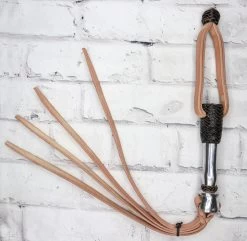 Brown Charro Cuarta De Aluminio Design Horse Hoover Quirt