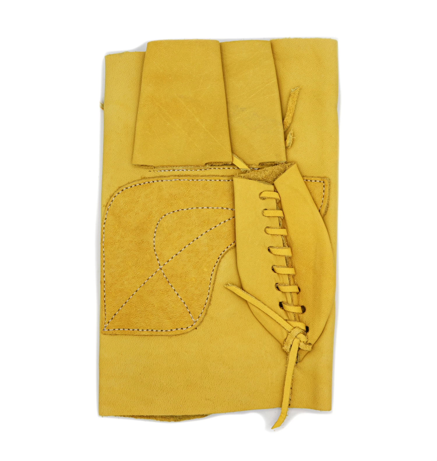 Manilla Amarilla Corta De Piel (Large) Yellow Leather Glove 4 Manilla Amarilla Corta De Piel (Large) Yellow Leather Glove - Image 2