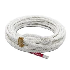 50ft White 10.5mm Charro Soga De Plomo Poly Lead Core Rope