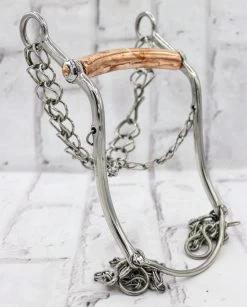 5" Freno Charro Bocado Platano Horse Copper Bit