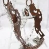 5 1/8" Freno Charro Rustic Con Cobre Horse Stainless Steel -Western Harness Shop image 535