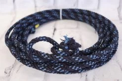 30 Ft Two-Tone Blue Cotton Cowboy Kid Rodeo Rope Lariat Rope