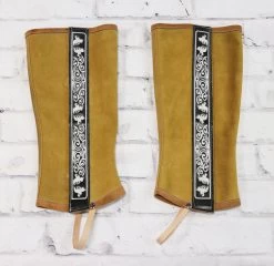 Tan Charros Chaps Polainas Charro Cowboy