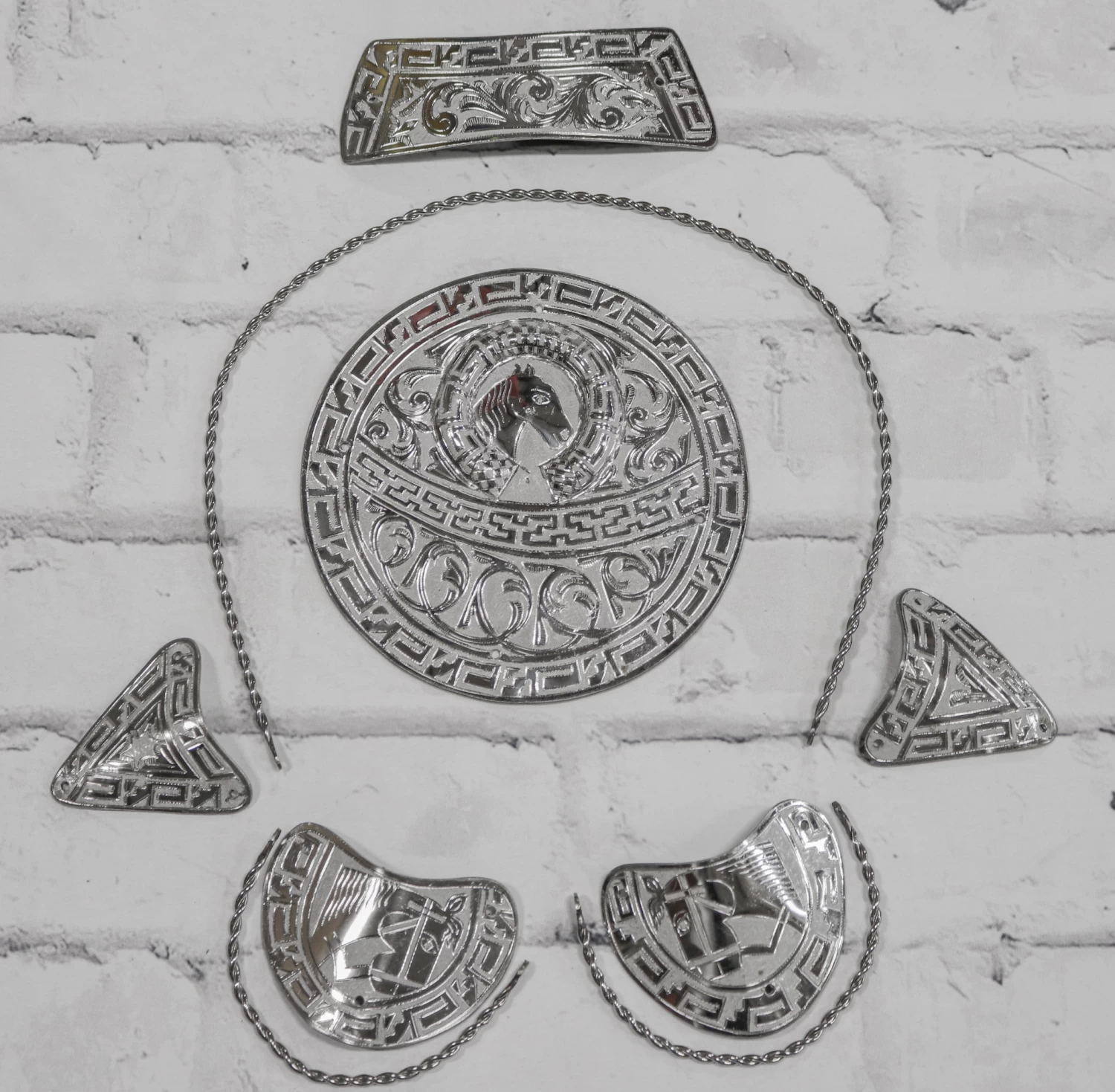 Charro Horse Saddle Kit Herraje 3D Montura 3 Charro Horse Saddle Kit Herraje 3D Montura