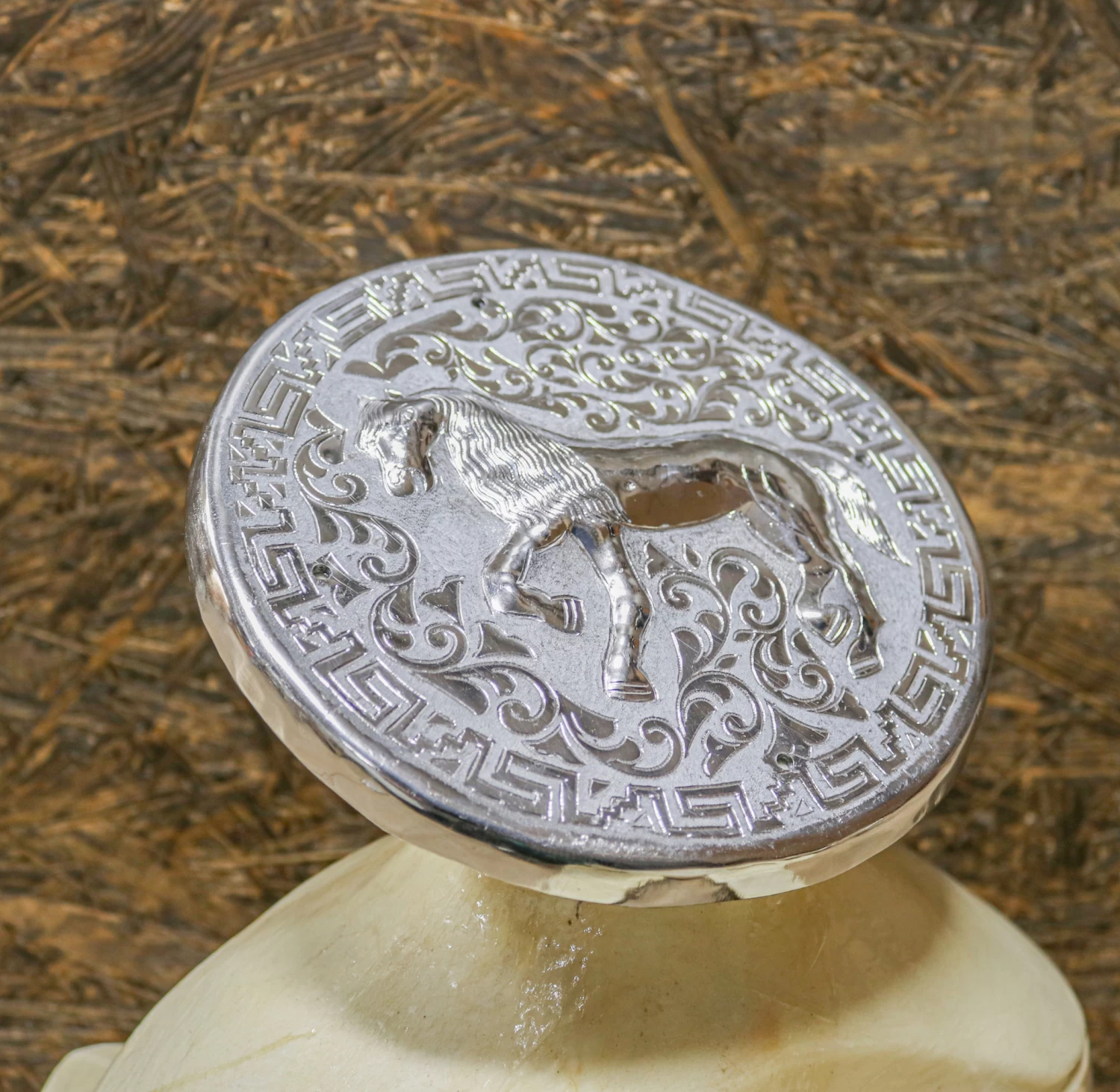 Horse 3D Herraje Greca Acero Montura Charro Saddle Kit 5 Horse 3D Herraje Greca Acero Montura Charro Saddle Kit - Image 3