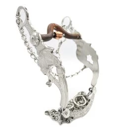 5 3/8" Horse Charro Stainless Steel Bit Freno Acero Inoxidable