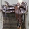15" Montura Charra Brown Diseno Charro Mexican Saddle -Western Harness Shop image 601