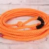 39FT. Charro Soga Naranja Para Florear Orange Trick Rope -Western Harness Shop image 617