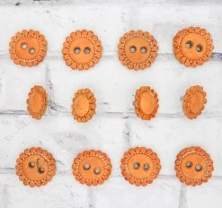 Miel Tan Juego De Chapetones Conchos Monturas Charras -Western Harness Shop image 624