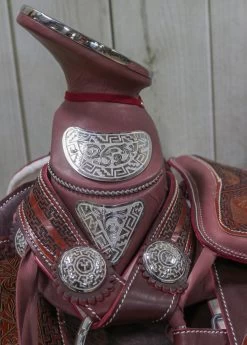 15.5" Montura Vino Horse Charro Mexican Saddle -Western Harness Shop image 631