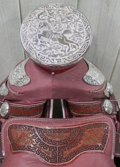 15.5" Montura Vino Horse Charro Mexican Saddle -Western Harness Shop image 632