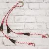 Riendas Charras Rojo Con Botones Blanco Charro Reins -Western Harness Shop image 640