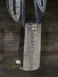 15.5 " Black Montura Charro Horse Saddle Con Cantinas Silla -Western Harness Shop image 652