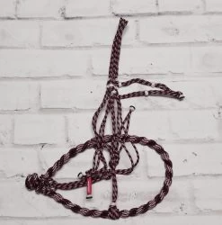 Charros Original Bosal Nylon Vino Blanco Charro Horse Style Bosal White