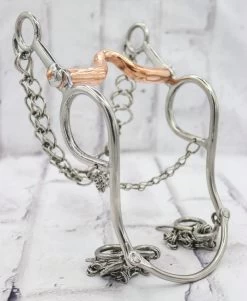 4 7/8" Charro Horse Bit Acero Horse Bit Stainless Steel