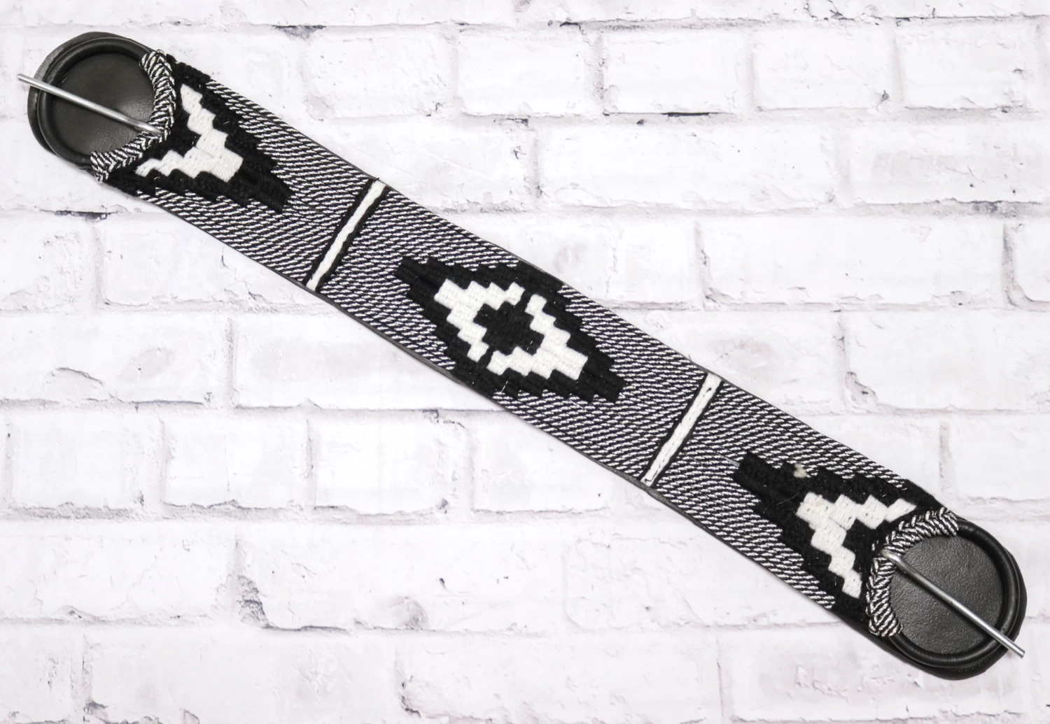 34" Cincho Blanco Nylon Horse Braided White Cinch 3 34" Cincho Blanco Nylon Horse Braided White Cinch