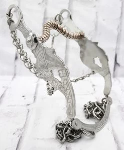 5 1/4" Freno Charro Horse Bit Copper Acero