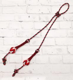 Red Riendas Charras Gruesas Charro Reins Charreria