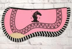 Pink Carona Charra Cola De Pato Horse Charro Saddle Pad