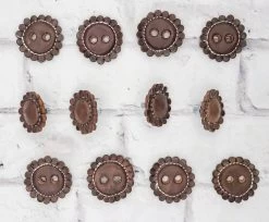 Brown Juego De Chapetones Cafe Monturas Charras -Western Harness Shop image 704