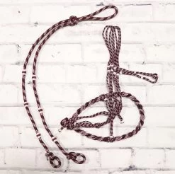 Charros Original Bosal/Rienda Set Bosillo Burgundy