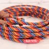 39 FT. Charro Red/ Blue/ Brown Soga Para Florear Trick Rope -Western Harness Shop image 715