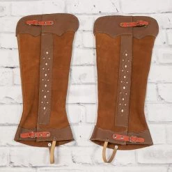 Gamuza Polainas Largas Charras Half Charro Chaps