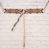 Orange Black Pecho Pretal Trenzado Diseno Tradicional Breast Collar -Western Harness Shop image 724