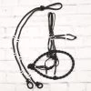 Charros Original Bosal/Rienda Set (Black/White) Horse Bosal -Western Harness Shop image 726