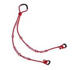 Riendas Charras Rojo/Blanco Boton Red/White Charro Reins