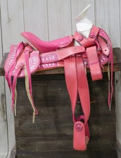 13" Montura Charra Nino Nina Kids Charro Saddle