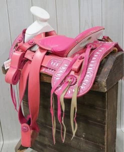 13" Montura Charra Nino Nina Kids Charro Saddle -Western Harness Shop image 776