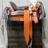 14.5" Mexican Saddle Montura Miel Diseno Charro -Western Harness Shop image 798