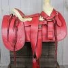 15.5" Red Charro Saddlebags Saddle Montura Silla Charra -Western Harness Shop image 803