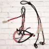 Black Bosalillo Charro Cotton Bosal Set -Western Harness Shop image 816
