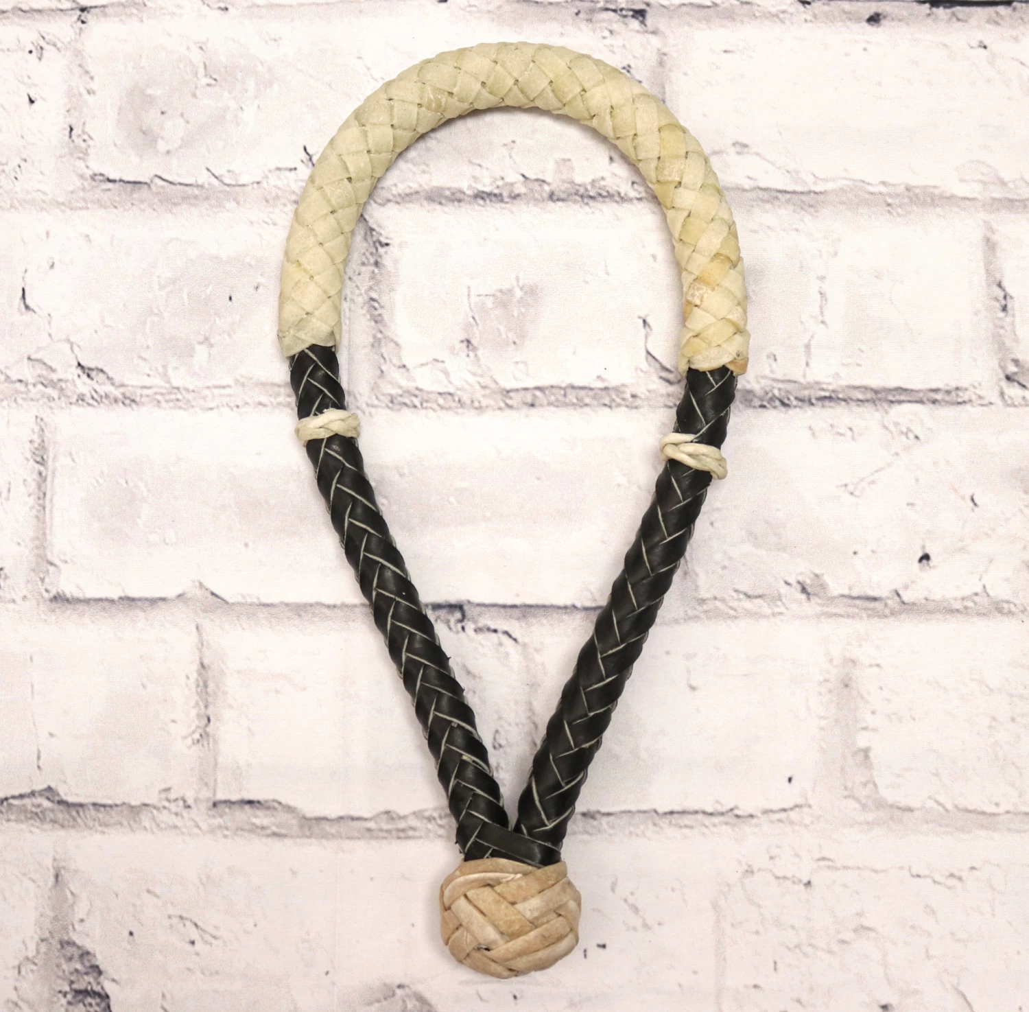Black Braided Rawhide Leather Horse Bosal Cable Core 3 Black Braided Rawhide Leather Horse Bosal Cable Core