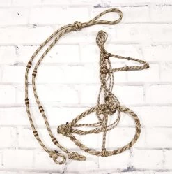 Charros Original Bosal/Rienda Set (Cafe) Nylon Brown