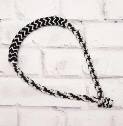 Bosal Negro/Blanco Trenzado Horse Cotton Braided Bosal Black/White