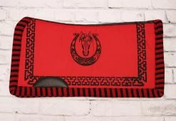 Red Charro Pad Suadero Para Caballo Horse Pad